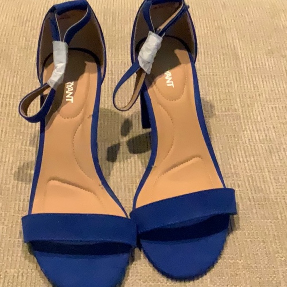 Lane Bryant Royal Blue Block Heels.  Women’s size 11
